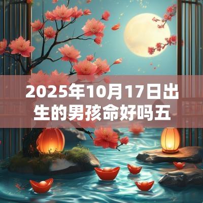 2025年10月17日出生的男孩命好吗五行缺木水火吉利取名