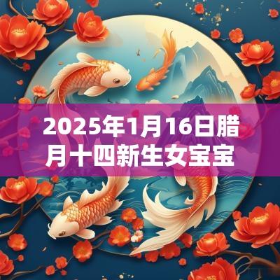 2025年1月16日腊月十四新生女宝宝五行属什么属土取名建议