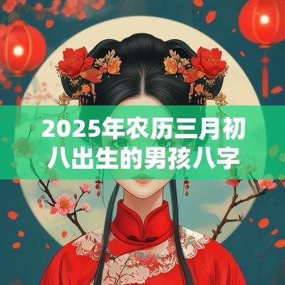 2025年农历三月初八出生的男孩八字怎么样缺水取名测试打分