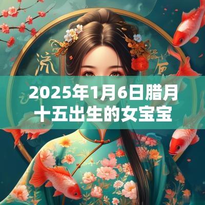 2025年1月6日腊月十五出生的女宝宝五行缺金唯美的名字