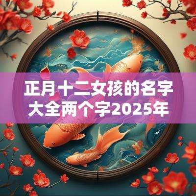 正月十二女孩的名字大全两个字2025年最新版蛇年女宝宝名字