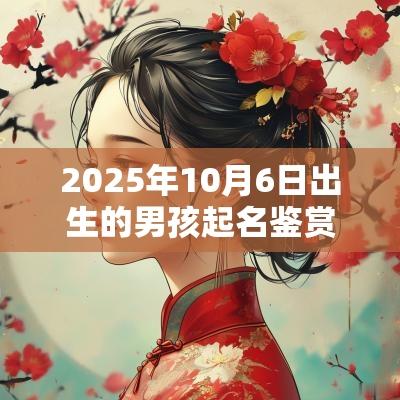 2025年10月6日出生的男孩起名鉴赏这样取名实在太赞了