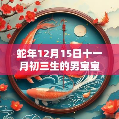 蛇年12月15日十一月初三生的男宝宝好不好五行缺金取什么名
