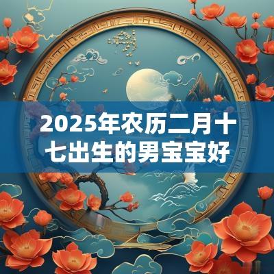 2025年农历二月十七出生的男宝宝好吗五行不缺免费取好名字