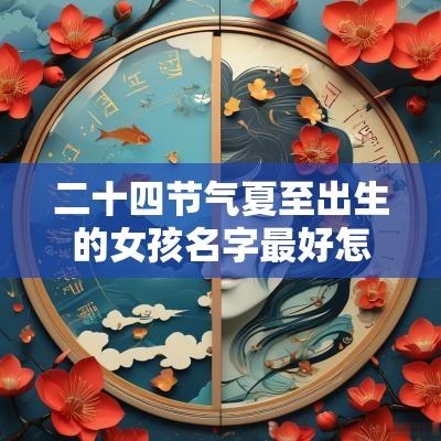 二十四节气夏至出生的女孩名字最好怎么取名女孩文雅的名字大全