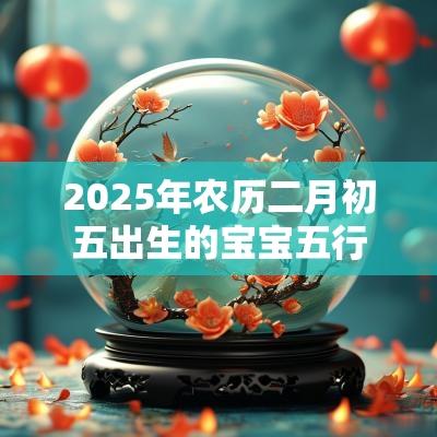 2025年农历二月初五出生的宝宝五行八字命运与众不同的名字