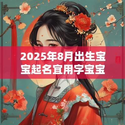 2025年8月出生宝宝起名宜用字宝宝最新版名字大全精选