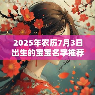 2025年农历7月3日出生的宝宝名字推荐好搭配姓氏的名字解析