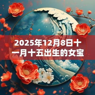 2025年12月8日十一月十五出生的女宝宝缺什么取名如何补金