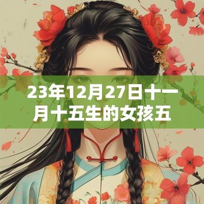 23年12月27日十一月十五生的女孩五行缺金火今日取名宝典