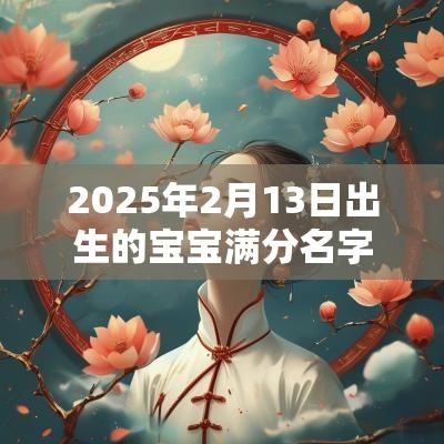 2025年2月13日出生的宝宝满分名字合集很有内涵的男孩名