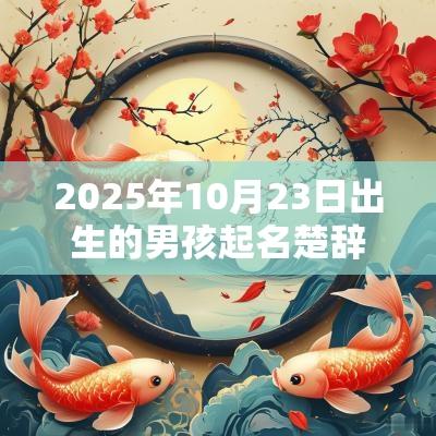 2025年10月23日出生的男孩起名楚辞周易100分的名字