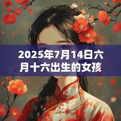 2025年7月14日六月十六出生的女孩子是什么命名字怎么取