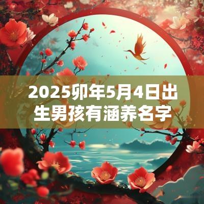 2025卯年5月4日出生男孩有涵养名字高洁的男宝宝取名