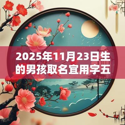 2025年11月23日生的男孩取名宜用字五行属金的宝宝名字