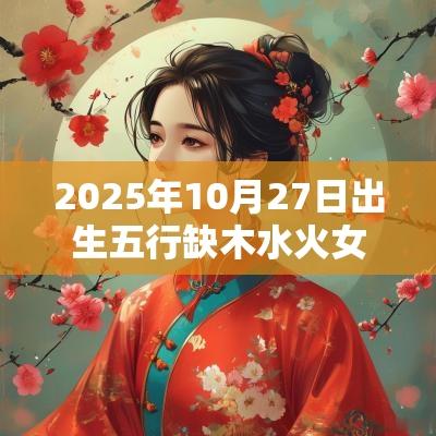 2025年10月27日出生五行缺木水火女孩命运与八字名字解析