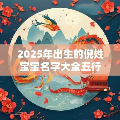 2025年出生的倪姓宝宝名字大全五行缺金倪姓女宝宝寓意取名