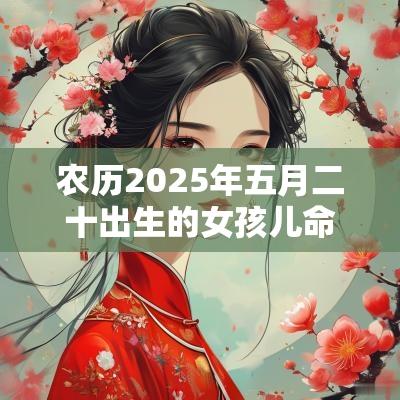 农历2025年五月二十出生的女孩儿命运今日五行缺水周易取名 农历2025年五月二十出生的女孩儿命运今日五行缺水周易取名