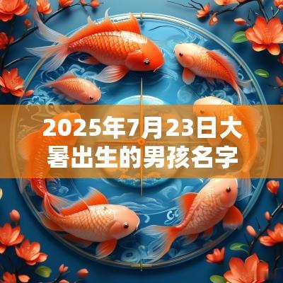 2025年7月23日大暑出生的男孩名字不要钱的蛇年男生取名