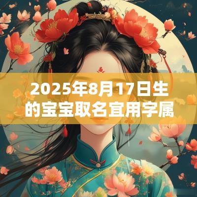 2025年8月17日生的宝宝取名宜用字属火的男孩喜宜用字精选