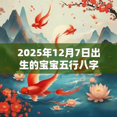 2025年12月7日出生的宝宝五行八字解读属牛的起名宜用字