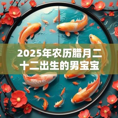 2025年农历腊月二十二出生的男宝宝五行缺火大气高分的名字