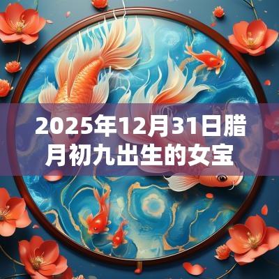 2025年12月31日腊月初九出生的女宝宝五行缺金大方的名字