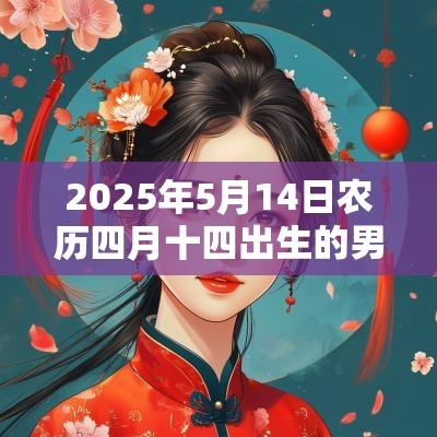 2025年5月14日农历四月十四出生的男孩是什么命属火的名字
