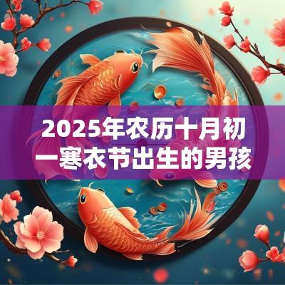 2025年农历十月初一寒衣节出生的男孩生辰今日周易五行取名