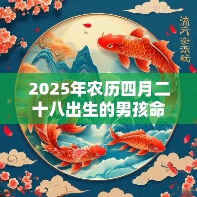 2025年农历四月二十八出生的男孩命运好吗五行不缺男孩名字
