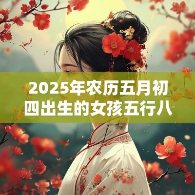 2025年农历五月初四出生的女孩五行八字解读缺金的起名宜用字