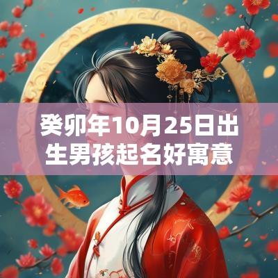 癸卯年10月25日出生男孩起名好寓意字有意境的男宝宝名字