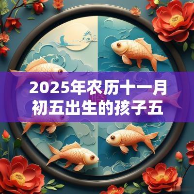 2025年农历十一月初五出生的孩子五行属什么起什么名字好听
