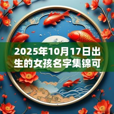 2025年10月17日出生的女孩名字集锦可爱的蛇年女孩名字