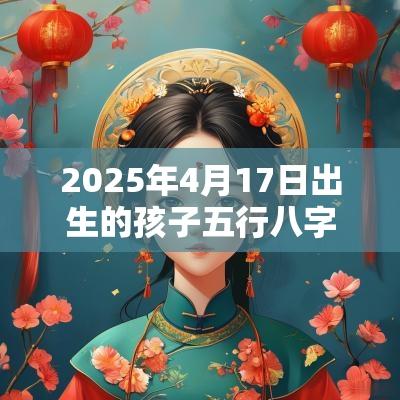 2025年4月17日出生的孩子五行八字解读属金的起名宜用字