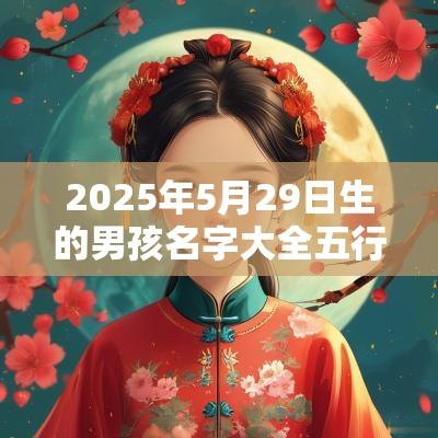 2025年5月29日生的男孩名字大全五行属水的男孩名字赏析