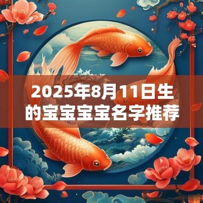 2025年8月11日生的宝宝宝宝名字推荐缺金女宝宝起名参考
