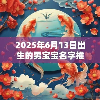 2025年6月13日出生的男宝宝名字推荐温柔儒雅名字分享