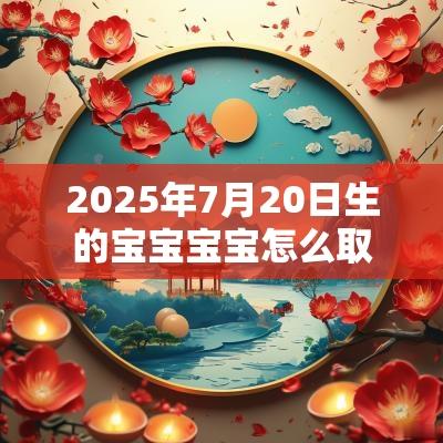 2025年7月20日生的宝宝宝宝怎么取五行缺金取名最佳宜用字