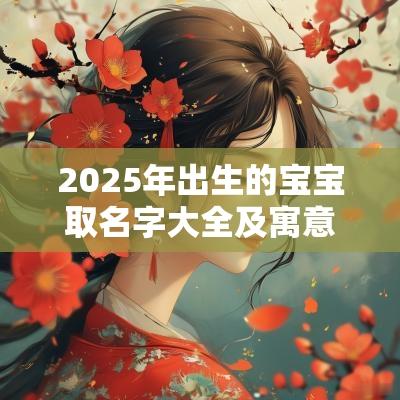 2025年出生的宝宝取名字大全及寓意属蛇男孩最吉利的名字