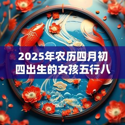 2025年农历四月初四出生的女孩五行八字解读缺金的起名宜用字