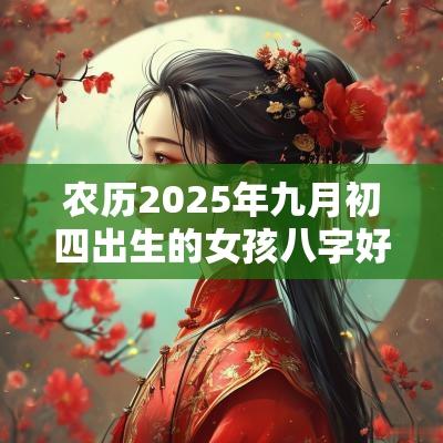 农历2025年九月初四出生的女孩八字好吗五行缺水火好听的名字