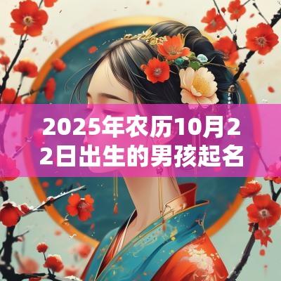 2025年农历10月22日出生的男孩起名楚辞周易唯美的男名