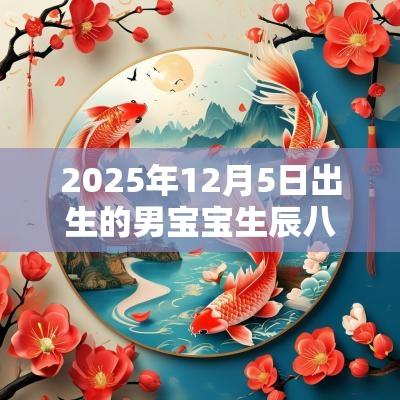 2025年12月5日出生的男宝宝生辰八字五行查询怎么取名好