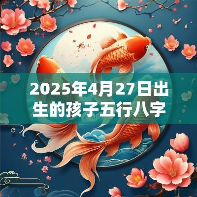 2025年4月27日出生的孩子五行八字解读属金的起名宜用字