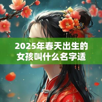 2025年春天出生的女孩叫什么名字适合春天出生的女宝宝名字