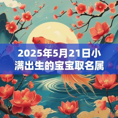 2025年5月21日小满出生的宝宝取名属蛇的免费男生起名