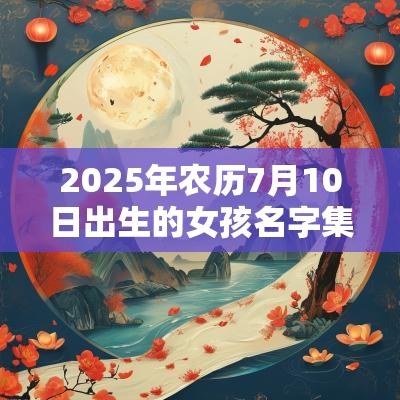 2025年农历7月10日出生的女孩名字集锦唯美的蛇年女孩名字