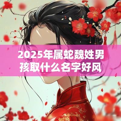2025年属蛇魏姓男孩取什么名字好风华正茂的男生名字推荐