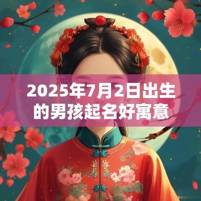 2025年7月2日出生的男孩起名好寓意的字五行缺金的名字